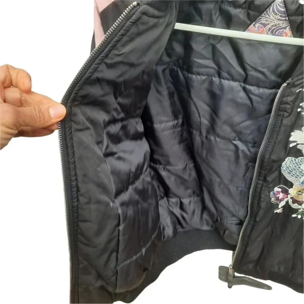 S8 Signature Eight Ebroidered Black Jacket - Picture 3 of 8